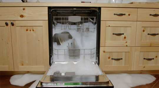 Causes of dishwasher overflow
