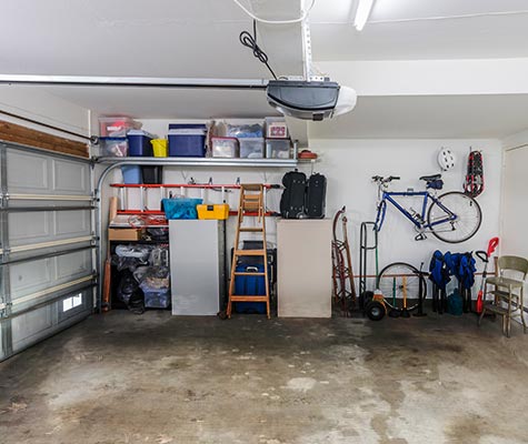 water damage restoration in garage
