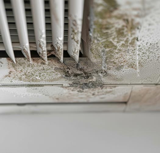 Mold around vent