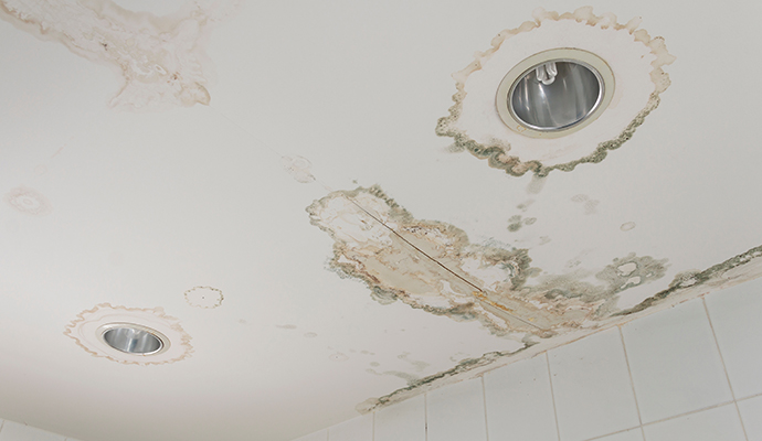 Ceiling water damage
