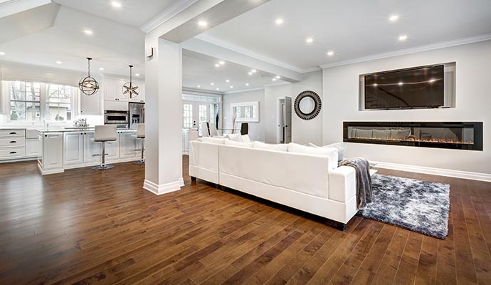 Interior of a modern living room