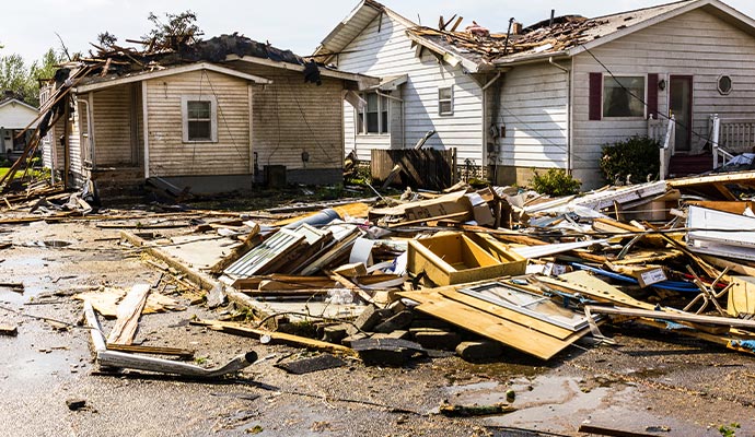 Storm damage